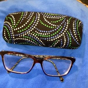 Vera Bradley glasses with case